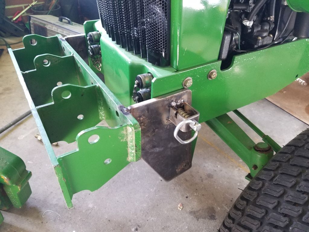 John Deere 140 Front Suitcase Weight Bracket John Deere Tractor Forum GTtalk